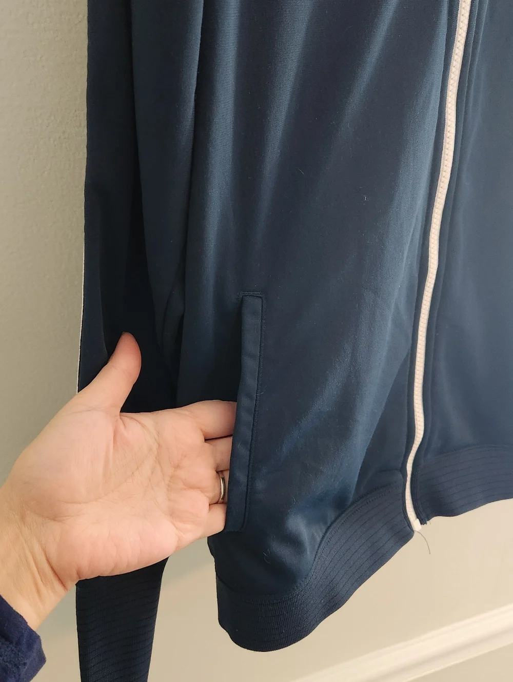Nike Sportswear Woven Track Jacket Navy White Full Zip Med Holiday 2014 Vintage‎